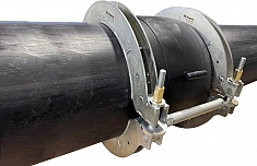 Использование устройства для надвижения электросварных фитингов на пластиковые трубы ПНДело УНЭФ-450 Использование устройства для надвижения электросварных фитингов на пластиковые трубы ПНДело УНЭФ-450